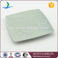 wholesale ceramic flower square dish for decoration